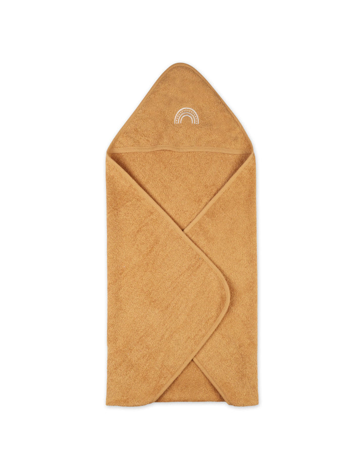 Baby Bath Towel Hooded Bambies Light Brown at Zubaidas
