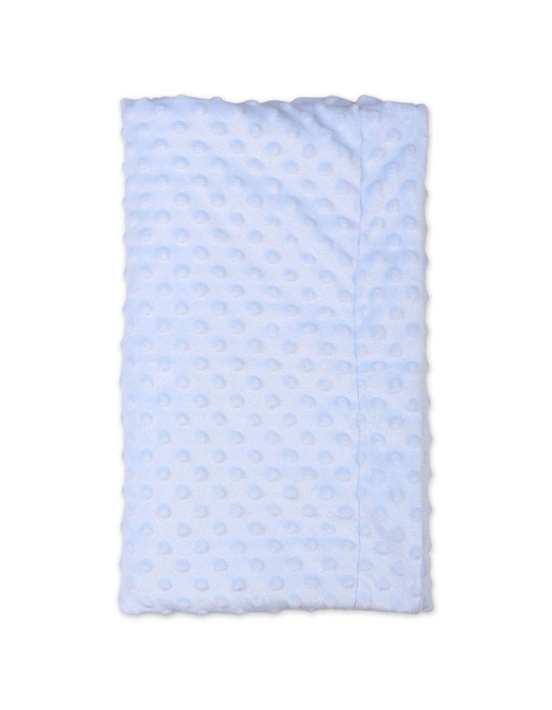 Baby Blanket Bambies Minky Dots Light Blue at Zubaidas