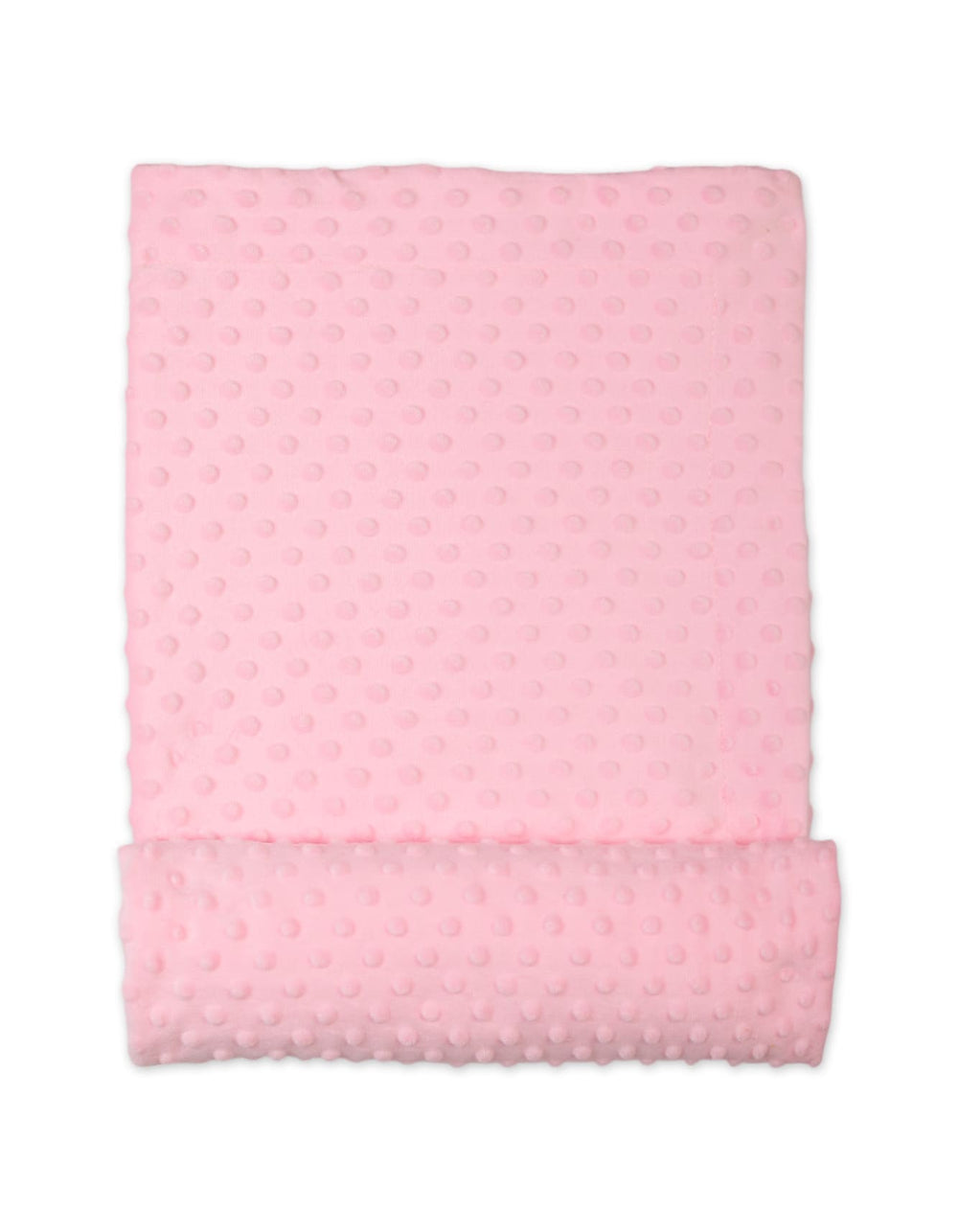 Baby Blanket Bambies Minky Dots Pink at Zubaidas