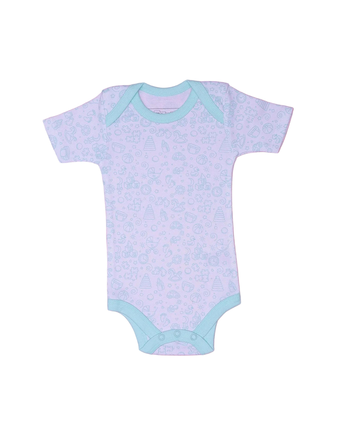 Baby Body Suits Pack of 3 Bambies Mint at Zubaidas Pakistan