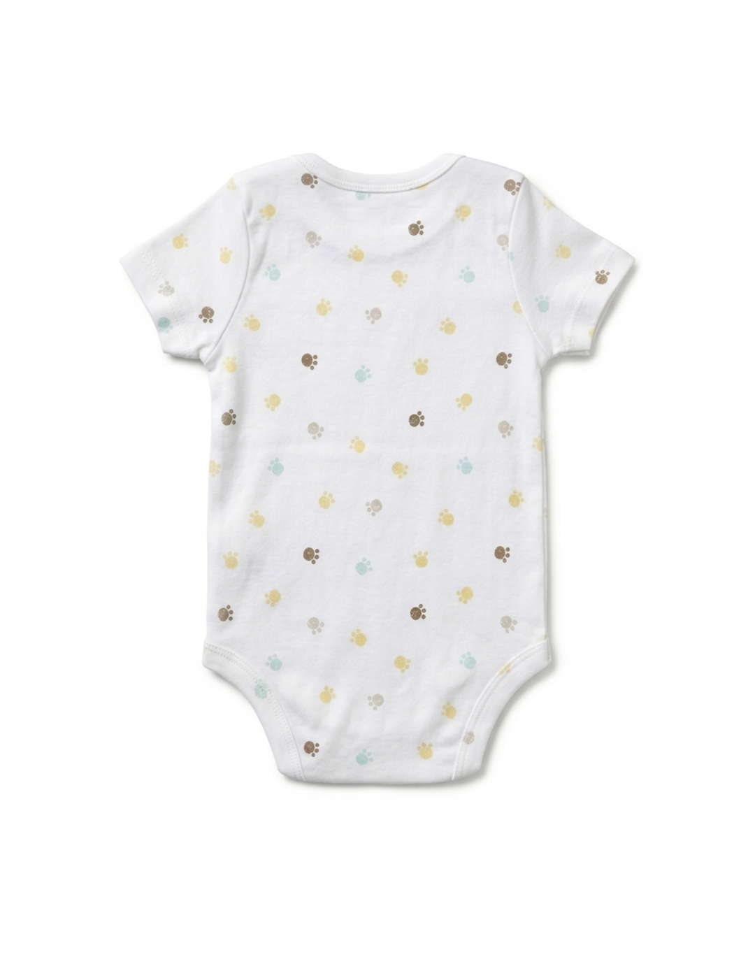 Baby Bodysuit Bambies Paw Print White at Zubaidas Pakistan
