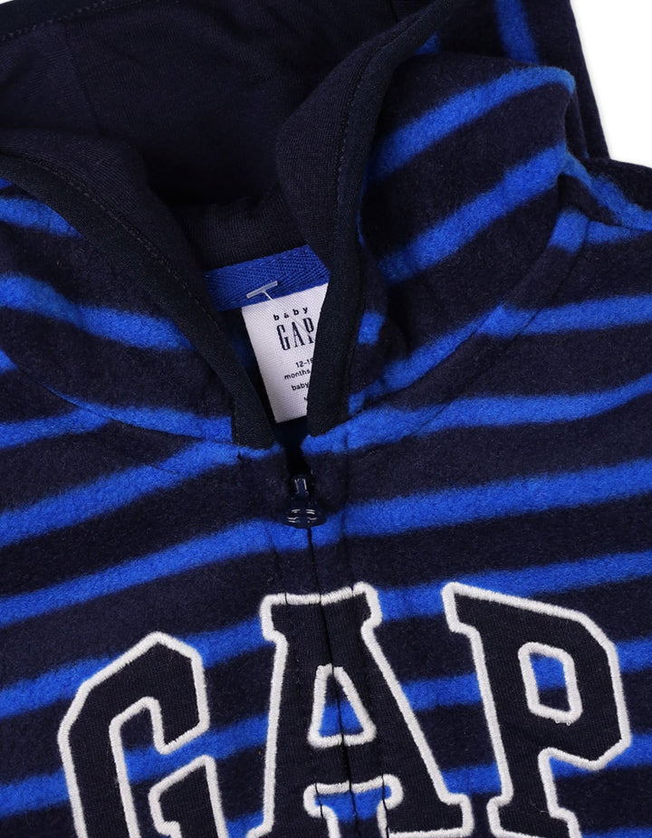 Baby Boys 2 Pieces Winter Tracksuit Striped Blue at Zubaidas