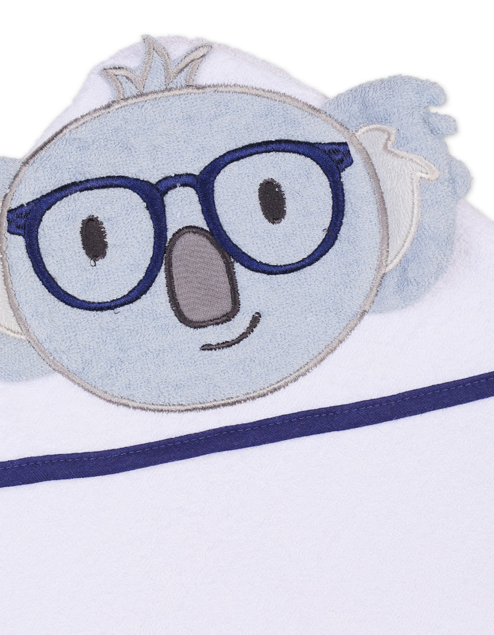 Baby Boys Bath Towel Hooded Koala Blue and White at Zubaidas Official Pakistan