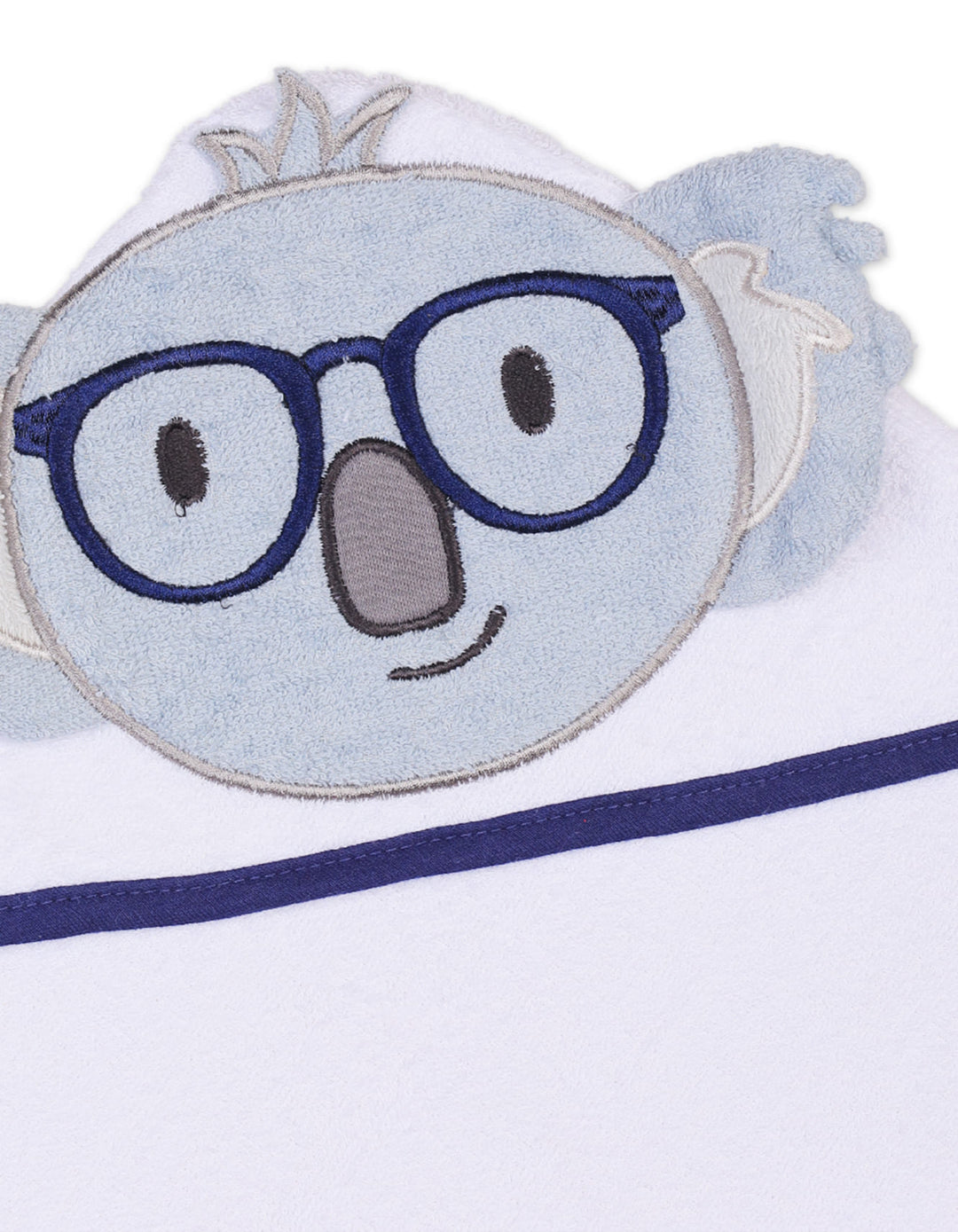 Baby Boys Bath Towel Hooded Koala Blue and White at Zubaidas Official Pakistan