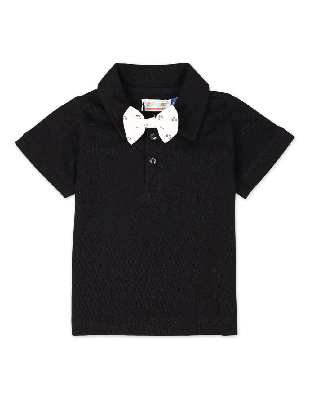 Baby Boys Dungaree Romper Bambies Black and White at Zubaidas Pakistan