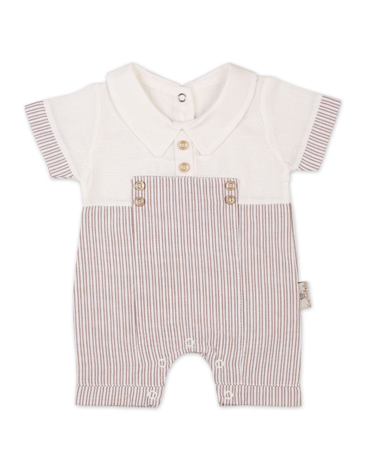 Baby Boys Romper Beige Premium Turkish Collection at Zubaidas