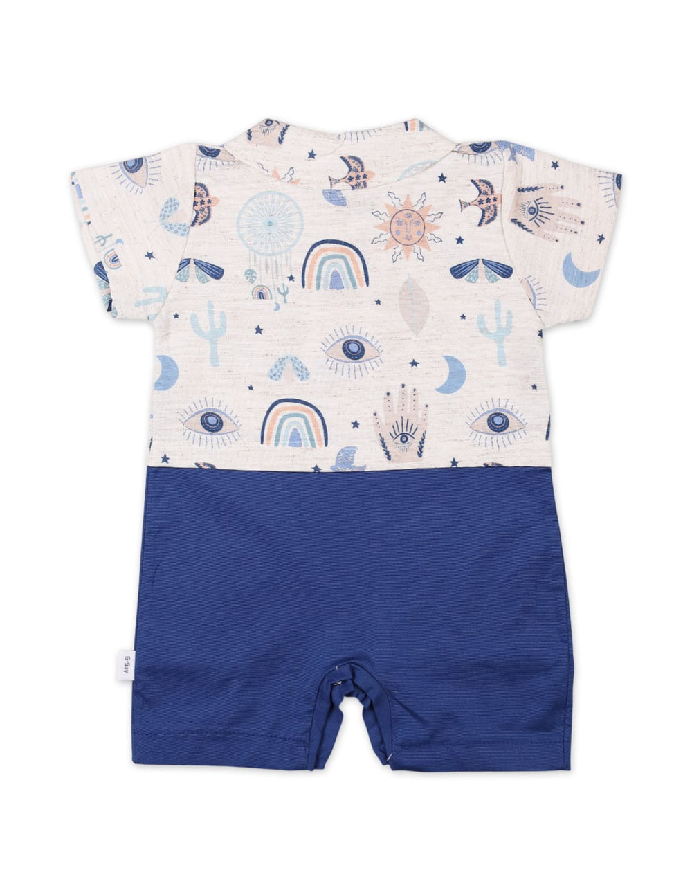 Baby Boys Summer Romper Blue Premium Turkish Collection at Zubaidas Official Pakistan