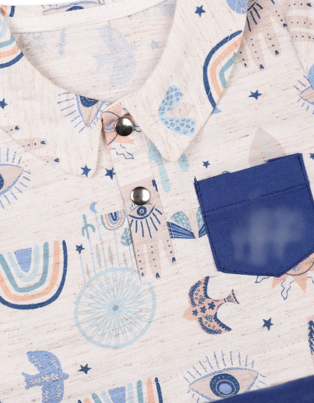 Baby Boys Summer Romper Blue Premium Turkish Collection at Zubaidas Online Pakistan
