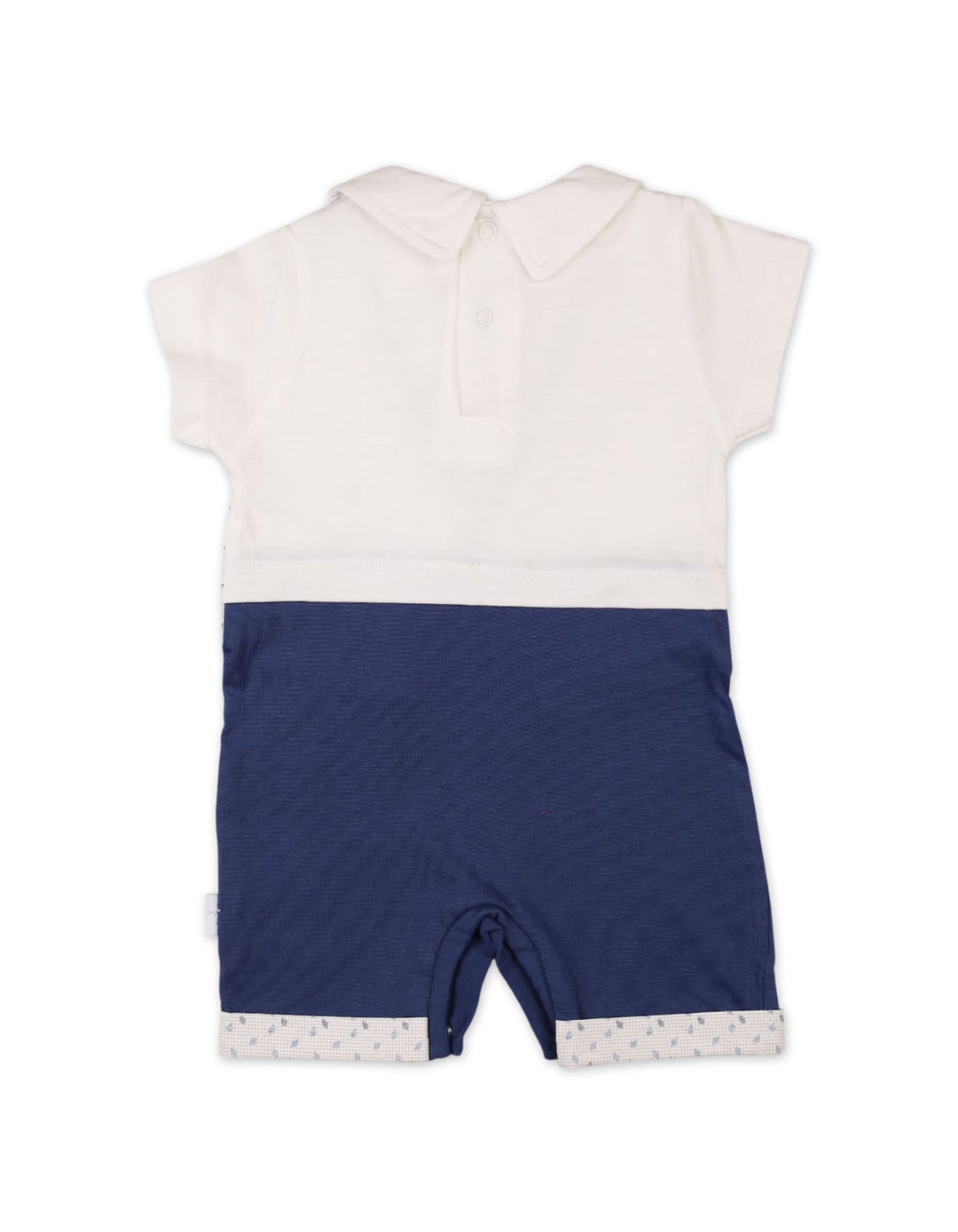 Baby Boys Summer Romper Blue and White Premium Turkish Collection at Zubaidas Online Pakistan