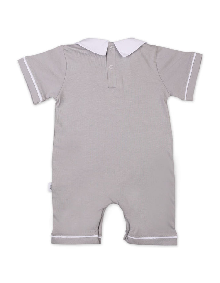 Baby Boys Summer Romper Grey Premium Turkish Collection at Zubaidas Online Pakistan