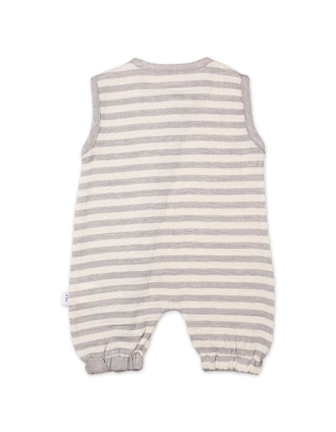 Baby Boys Summer Romper Grey Stripes Premium Turkish Collection at Zubaidas Online Pakistan