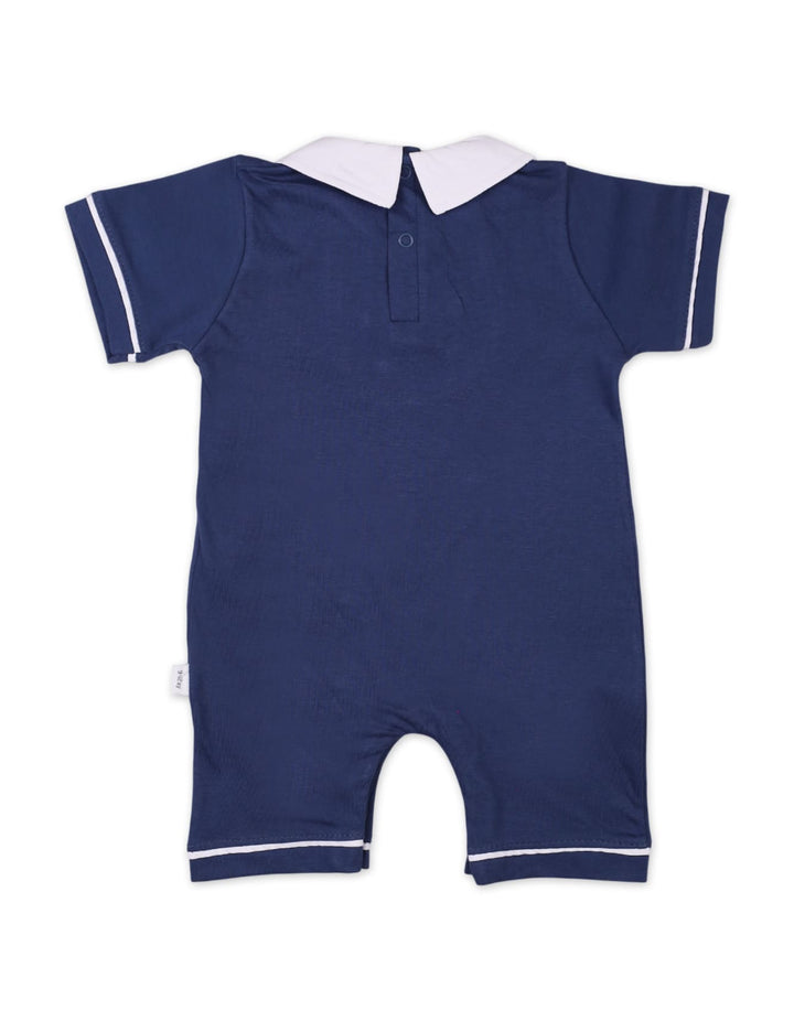 Baby Boys Summer Romper Navy Blue Premium Turkish Collection at Zubaidas Online Pakistan