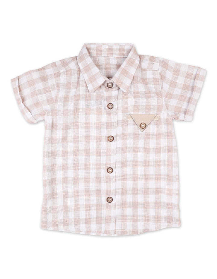 Baby Boys Summer Suit Beige Premium Turkish Collection at Zubaidas Official Pakistan