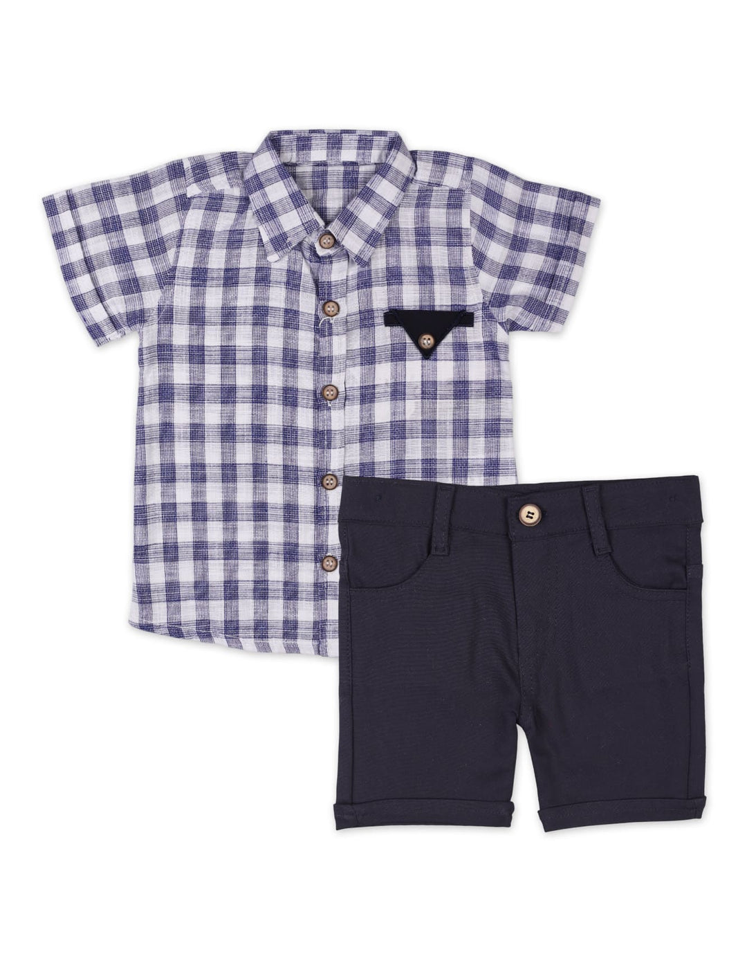 Baby Boys Summer Suit Blue Premium Turkish Collection at Zubaidas