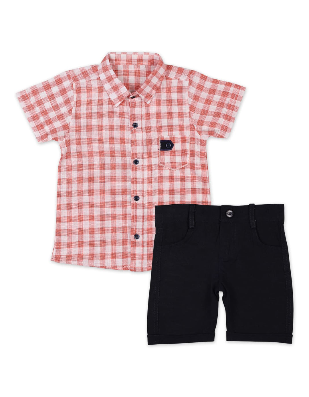 Baby Boys Summer Suit Orange Premium Turkish Collection at Zubaidas