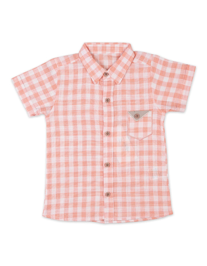 Baby Boys Summer Suit Peach Premium Turkish Collection at Zubaidas Official Pakistan