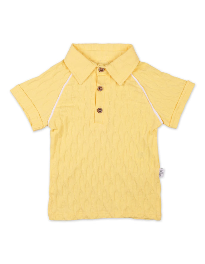 Baby Boys Summer Suit Yellow Premuim Turkish Collection at Zubaidas Official Pakistan