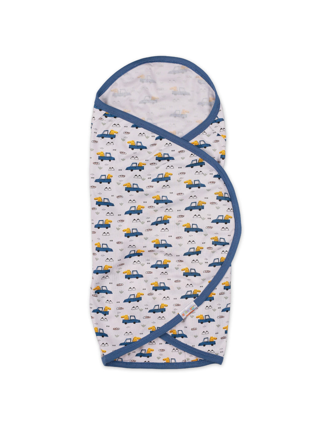 Baby Boys Swaddling Sheet Bambies Dino Blue at Zubaidas Pakistan