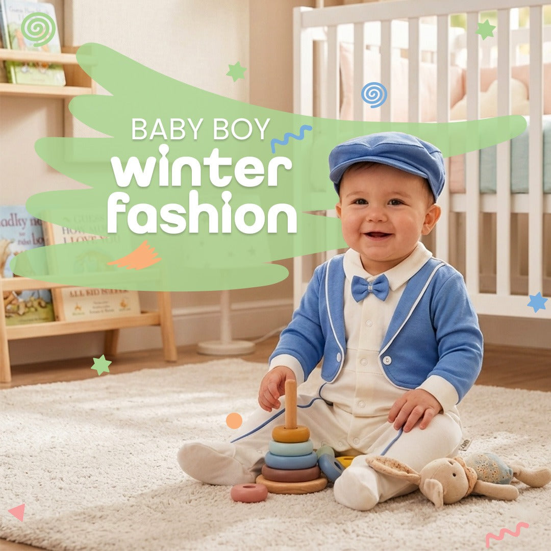 Baby Boys Winter Fashion at Zubaidas Babyshop Pakistan