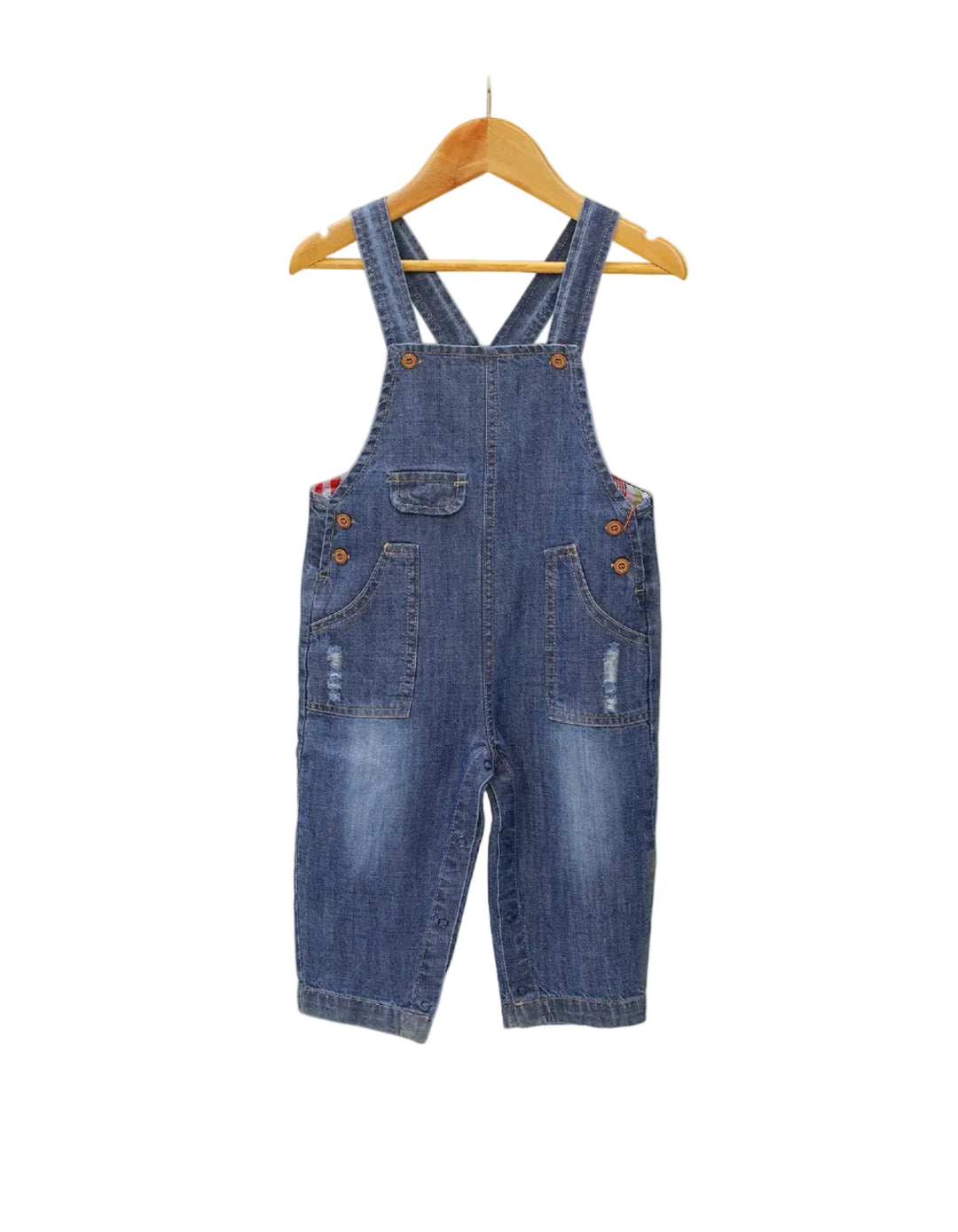 Baby Boys and Girls Denim Dungaree Bambies at Zubaidas