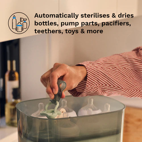 Baby Brezza One Step Baby Bottle Sterilizer and Dryer Advanced Premium Black BRZ0172 at Zubaidas Little Darling Pakistan