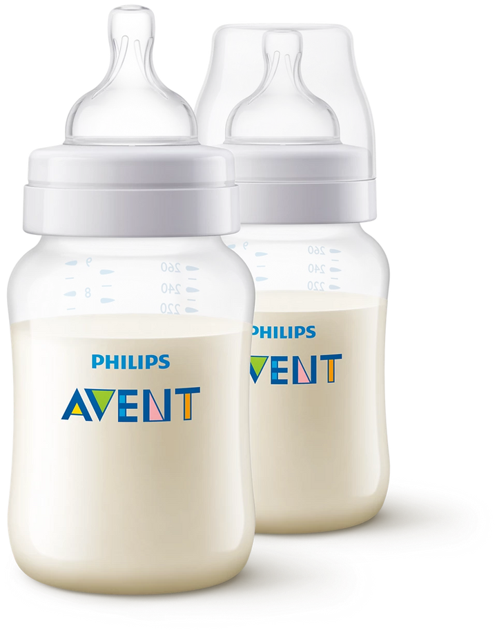 Baby Feeding Bottle Philips AVENT Anti-Colic 260ml Pk-2 SCY103/02 at Zubaidas