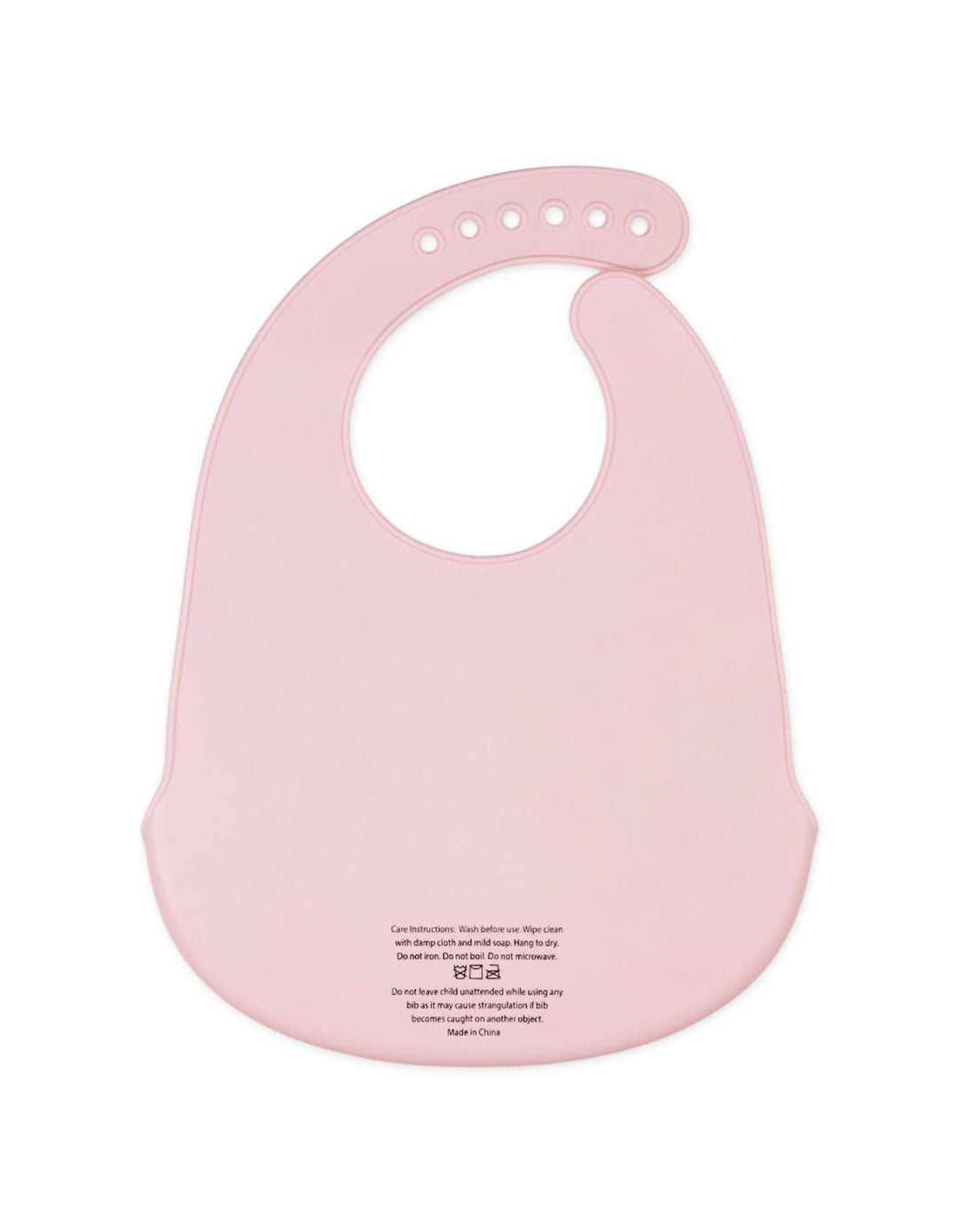 Baby Girl Silicon Bib Bambies Cat Face Light Pink at Zubaidas Pakistan