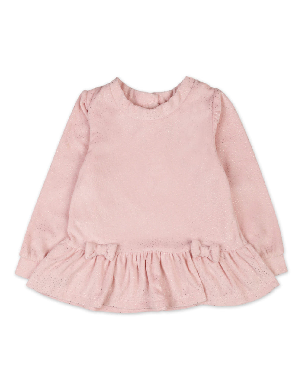 Baby Girl Winter Suit Bambies Glitter Dots Pink at Zubaidas Pakistan