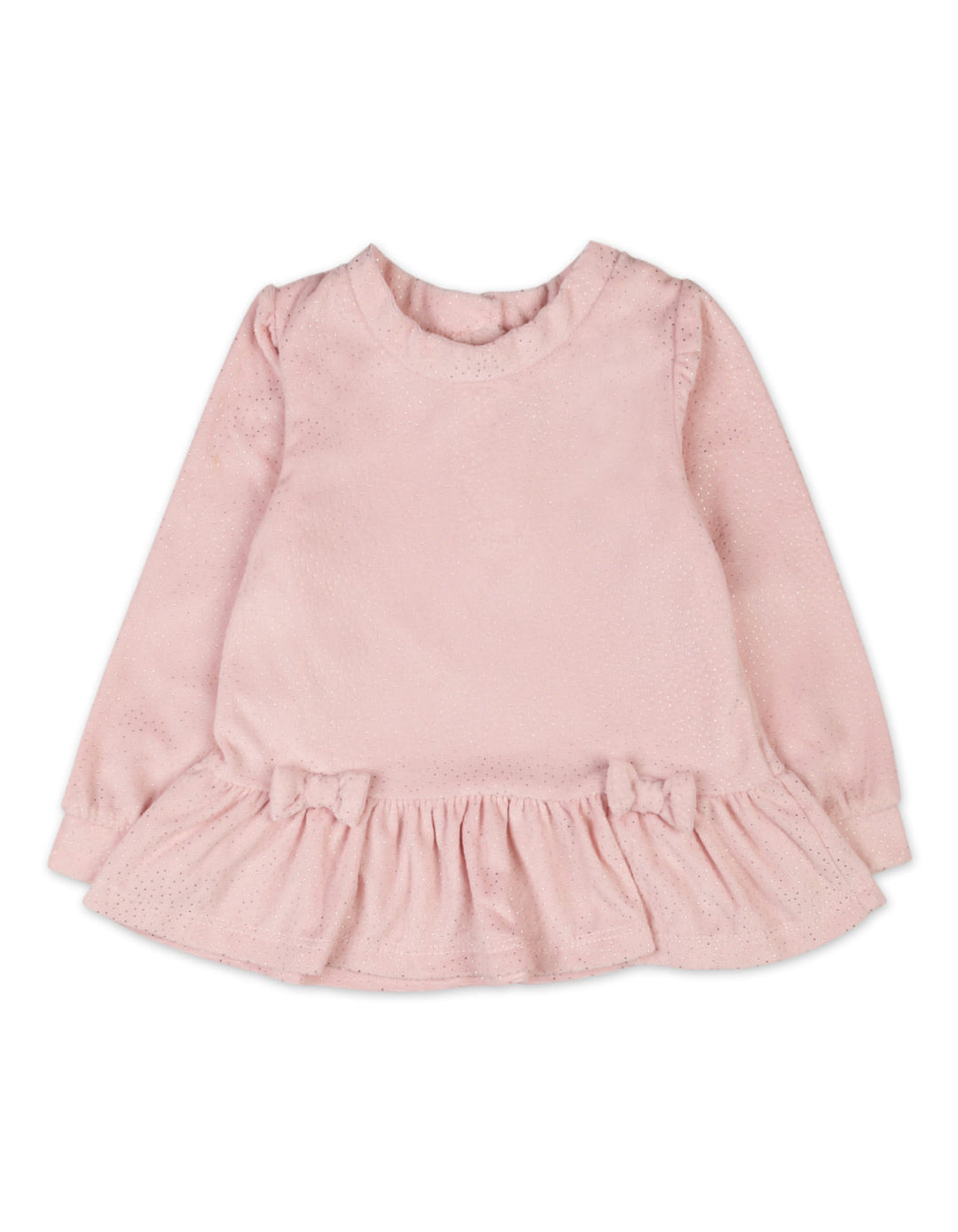 Baby Girl Winter Suit Bambies Glitter Dots Pink at Zubaidas Pakistan