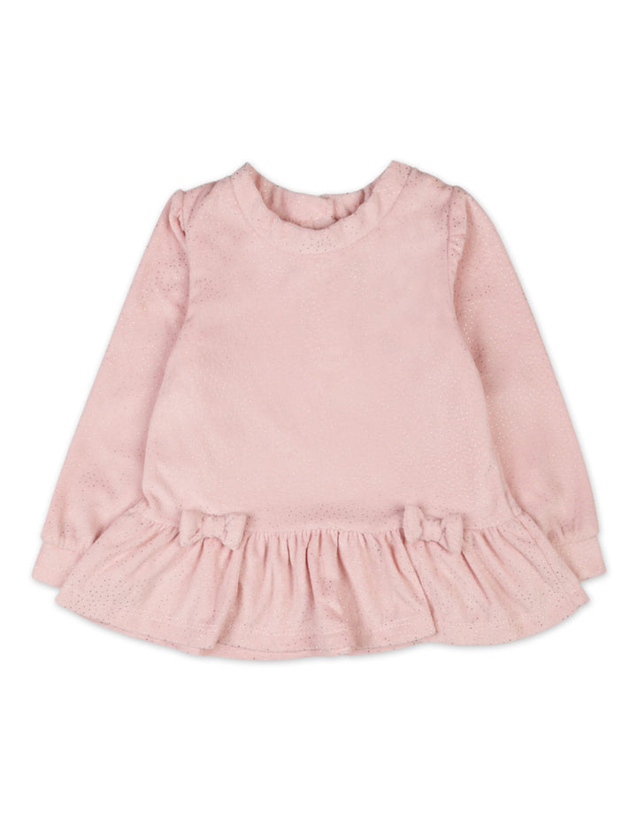 Baby Girl Winter Suit Bambies Glitter Dots Pink at Zubaidas Pakistan