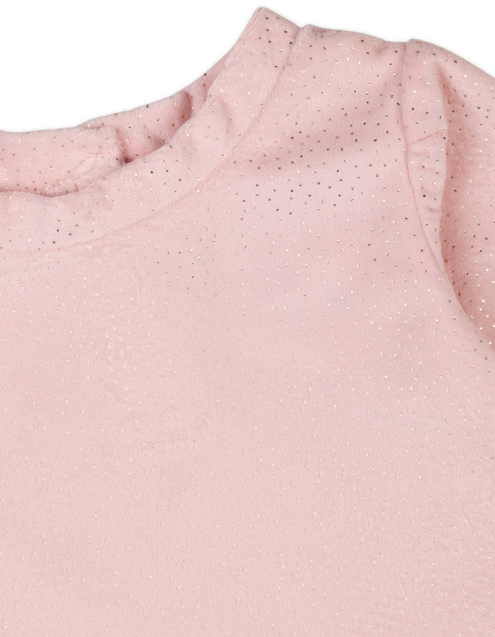 Baby Girl Winter Suit Bambies Glitter Dots Pink at Zubaidas Online Pakistan