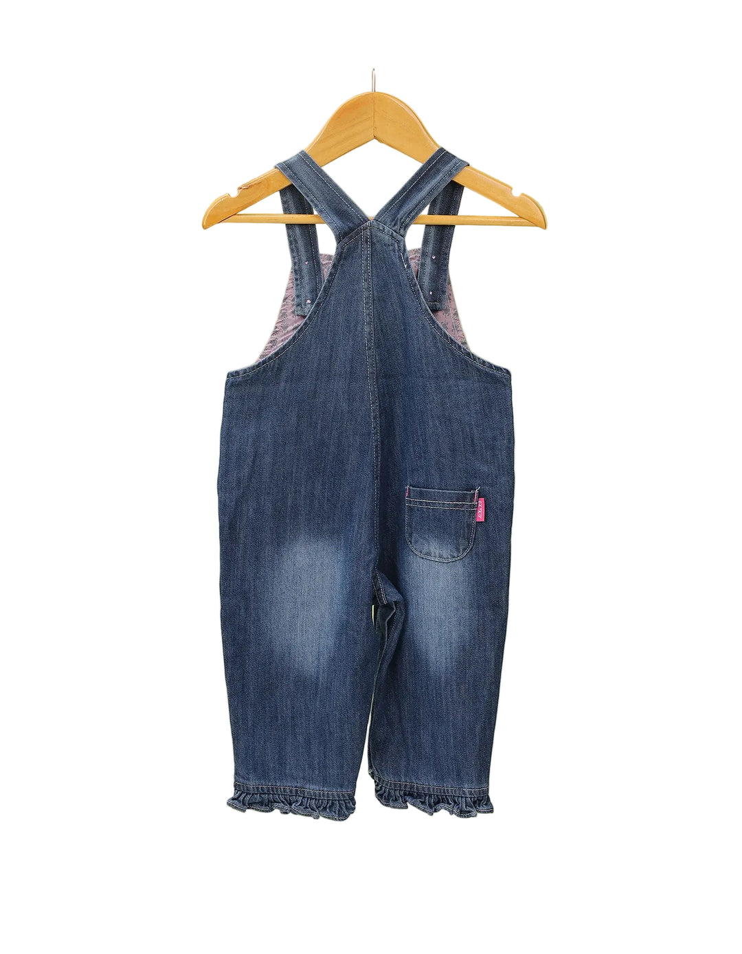 Baby Girls Denim Dungaree Bambies at Zubaidas