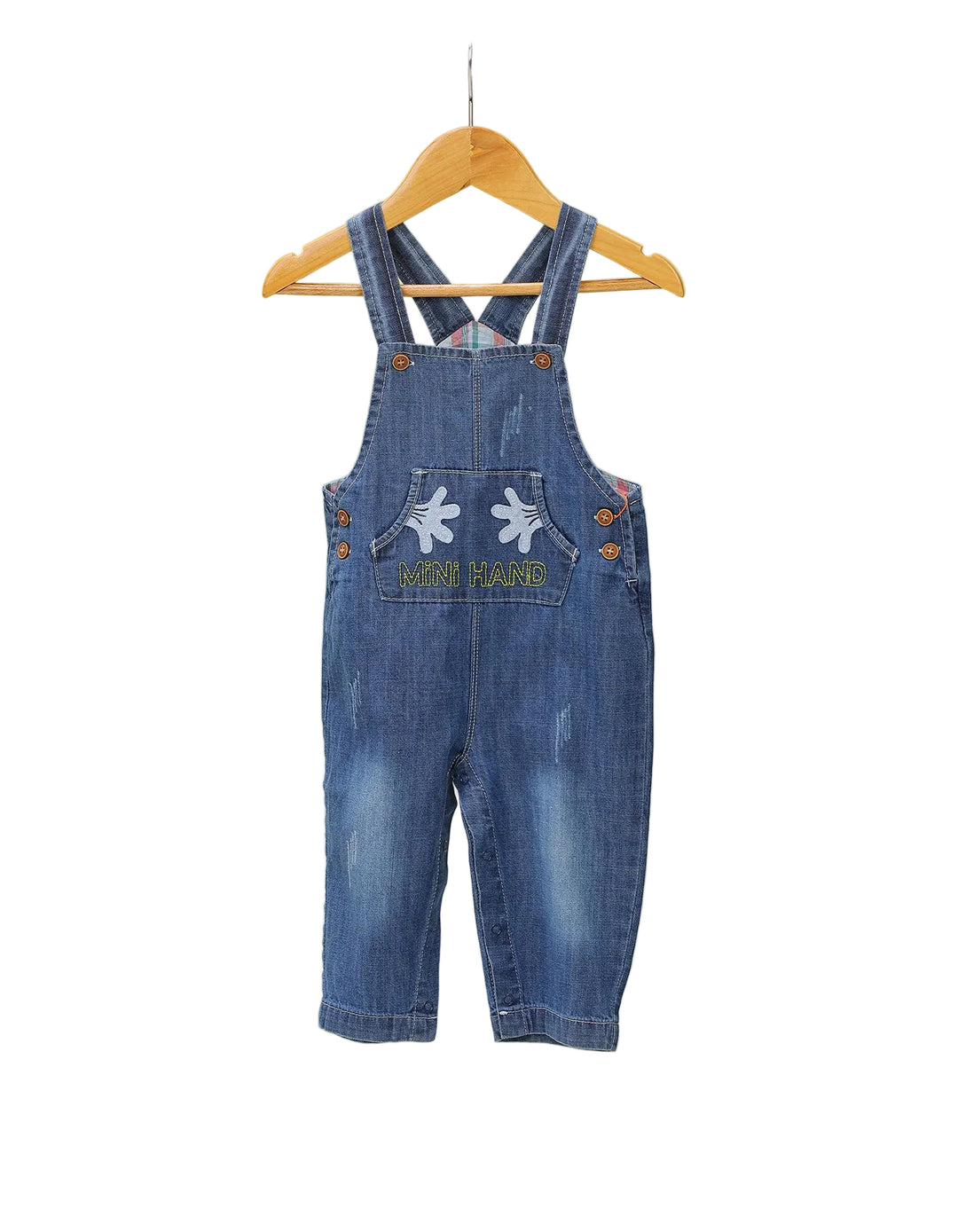 Baby Girls Denim Dungaree Bambies at Zubaidas