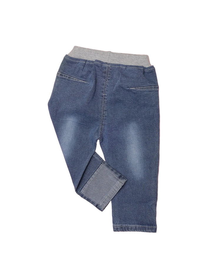 Baby Girls Denim Jeans Bambies Embroidered at Zubaidas