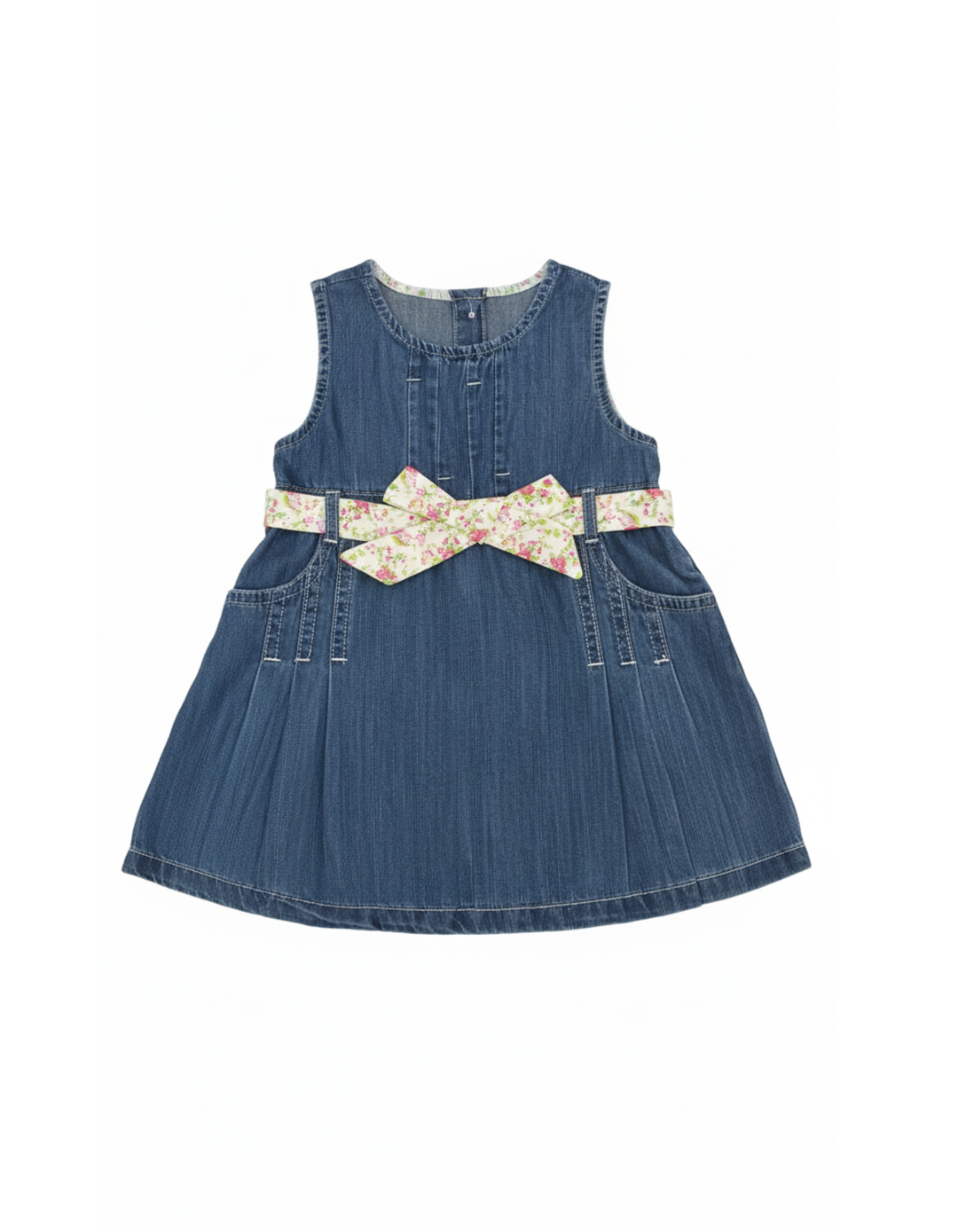 Baby Girls Denim Pinafore Dress Bambies at Zubaidas