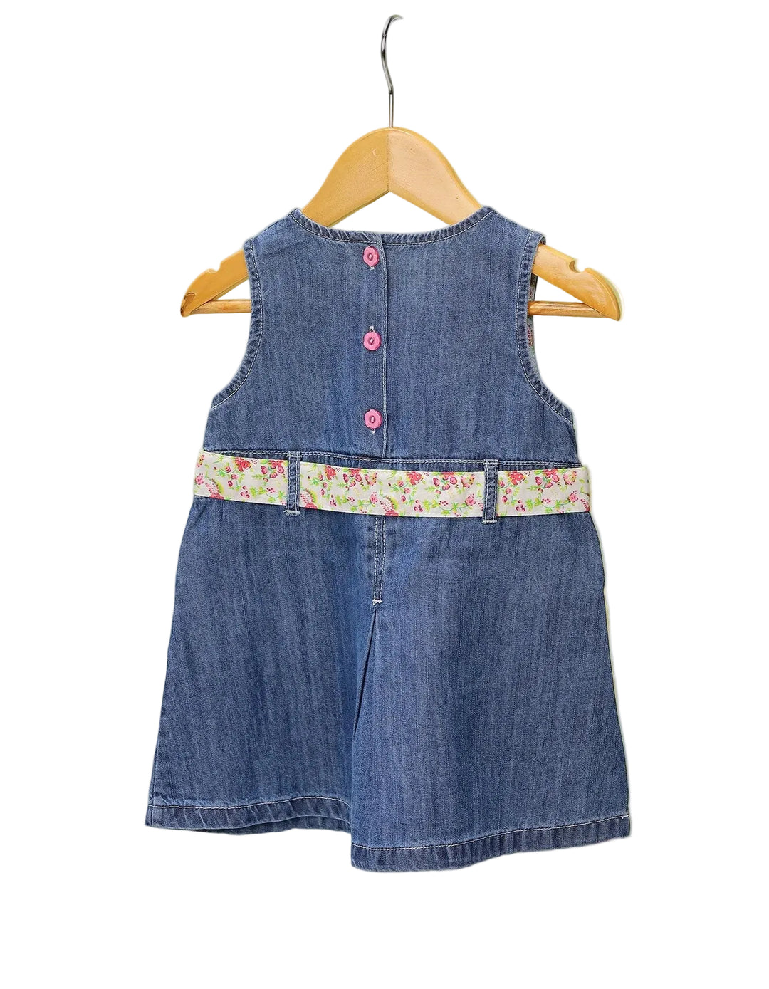 Baby Girls Denim Pinafore Dress Bambies at Zubaidas
