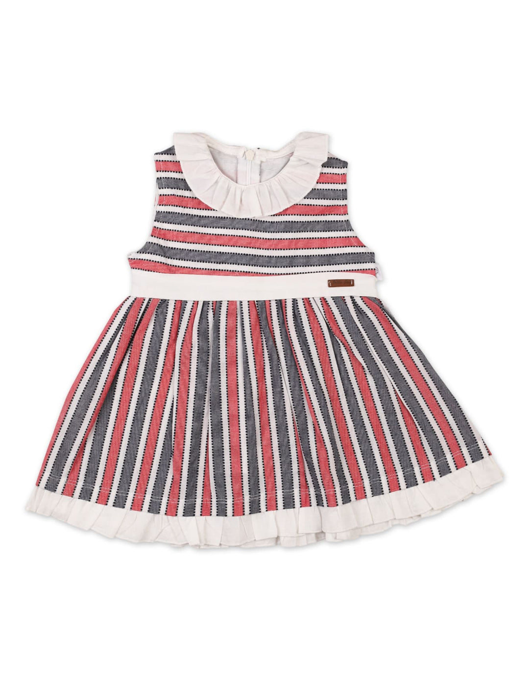 Baby Girls Summer Dress Striped Premium Turkish Collection at Zubaidas Official Pakistan