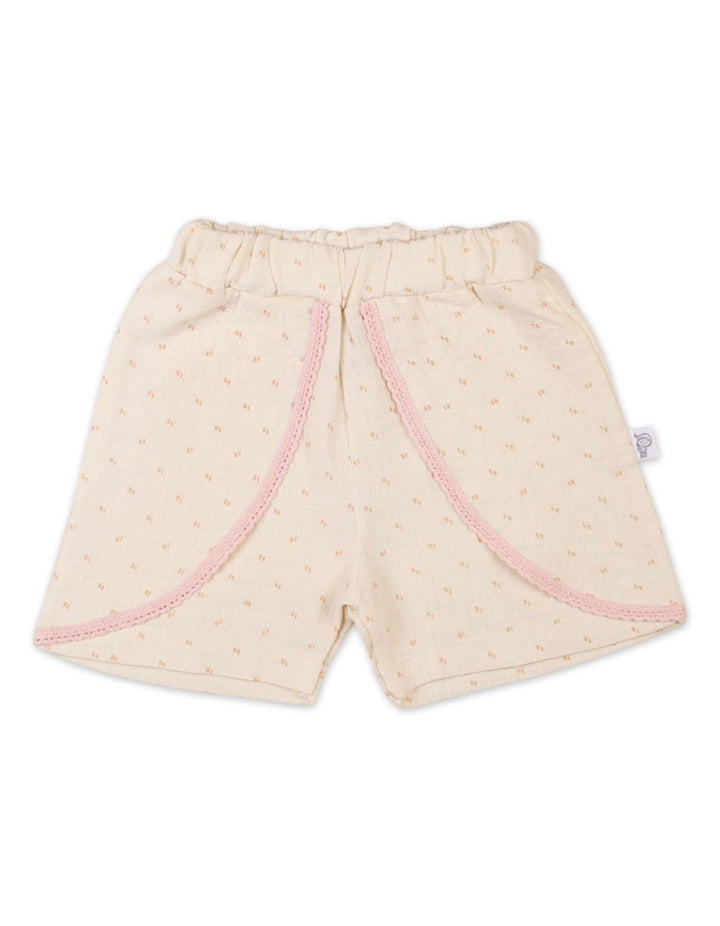 Baby Girls Summer Suit Cream Premium Turkish Collection at Zubaidas Online Baby Shop in Pakistan