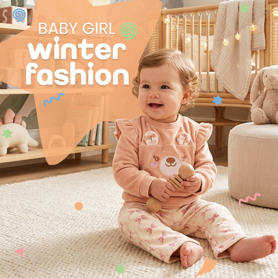 Baby Girls Winter Fashion at Zubaidas Babyshop Pakistan
