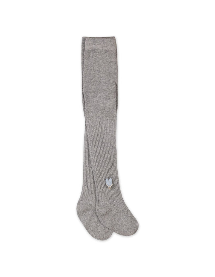 Baby Girls and Girls Leggings Bambies Bunny Applique Grey at Zubaidas