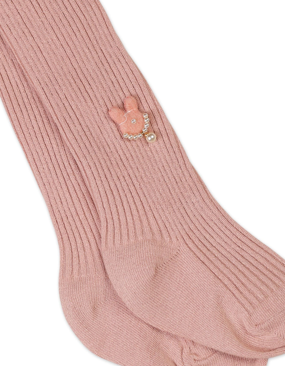 Baby Girls and Girls Leggings Bambies Bunny Applique Pink at Zubaidas