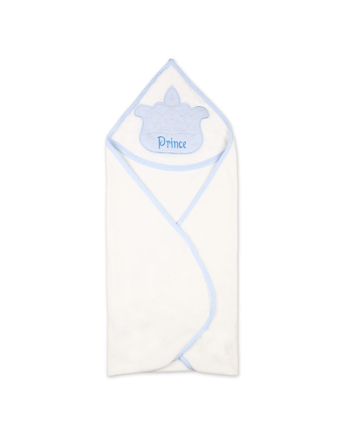 Baby Hooded Bath Towel Prince Bambies Blue at Zubaidas