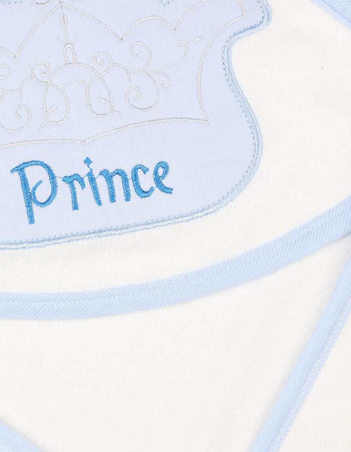 Baby Hooded Bath Towel Prince Bambies Blue at Zubaidas Official Pakistan