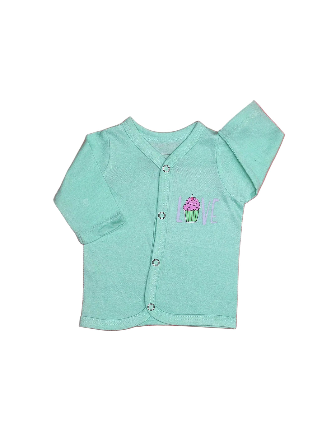 Baby Night Suit Bambies Cupcake LOVE Mint at Zubaidas
