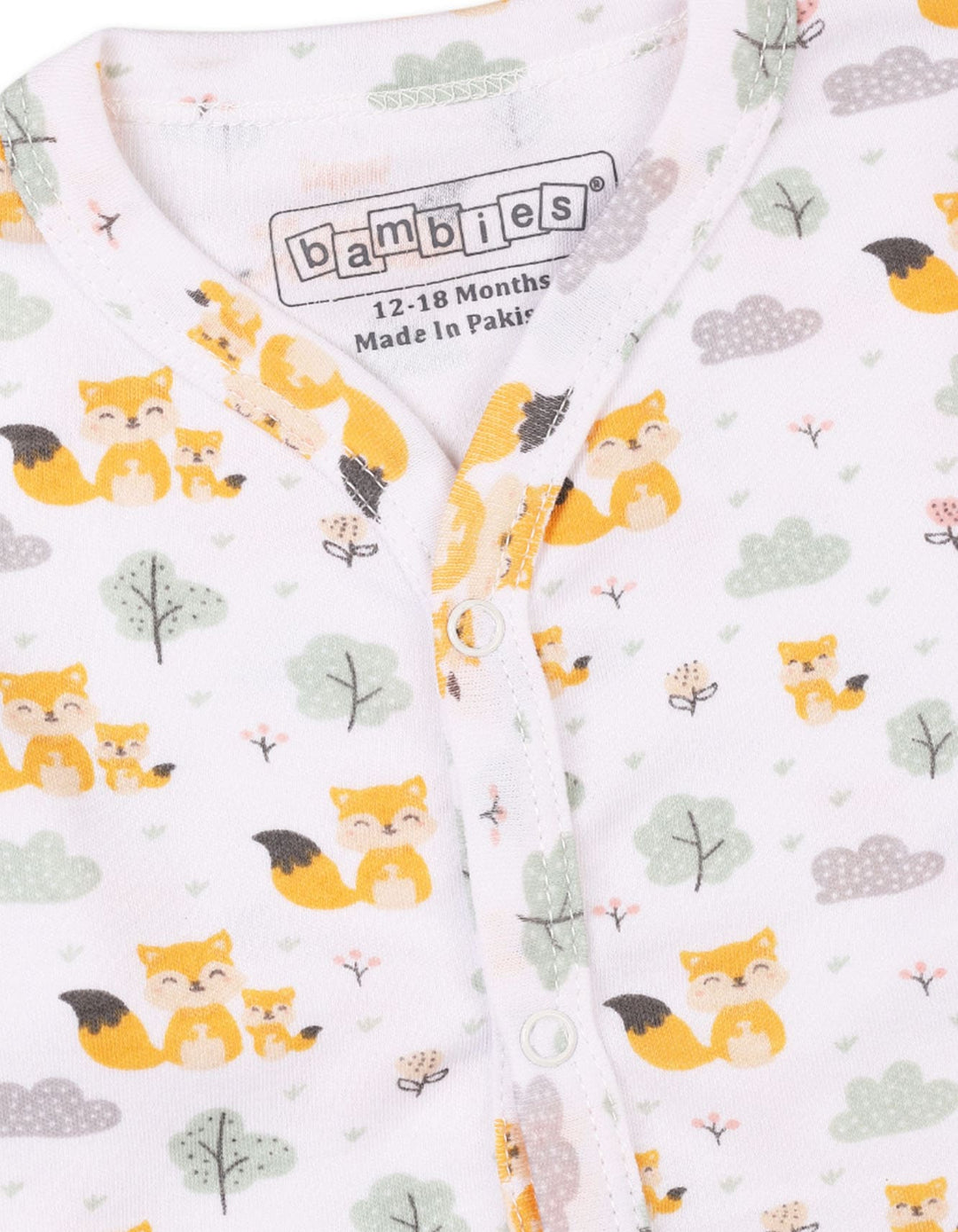 Baby Night Suits Bambies Fox at Zubaidas Official Pakistan