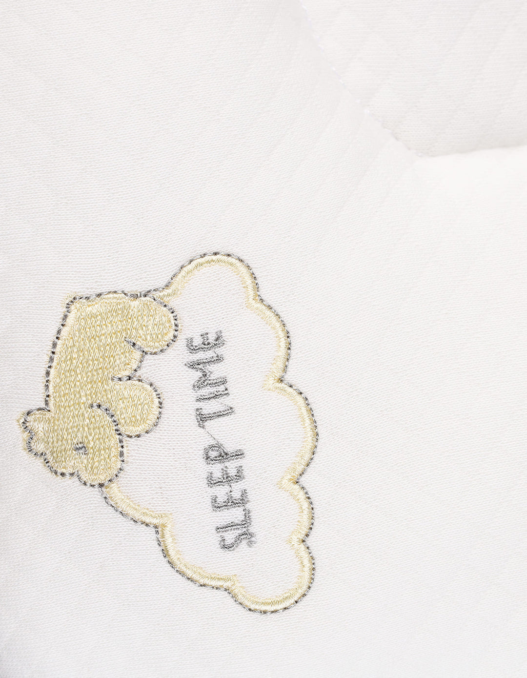 Baby Pillow Sleep Time Bear Embroidery White at Zubaidas Official Pakistan