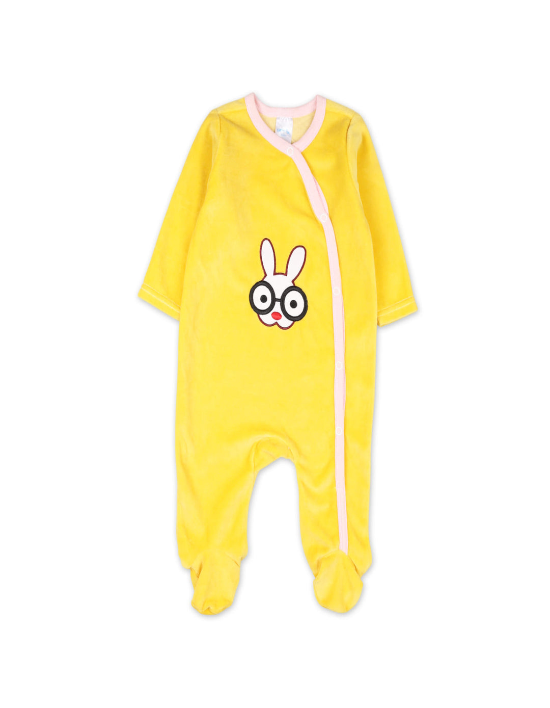 Baby Romper Velor Bright Rabbit Glasses Bambies at Zubaidas