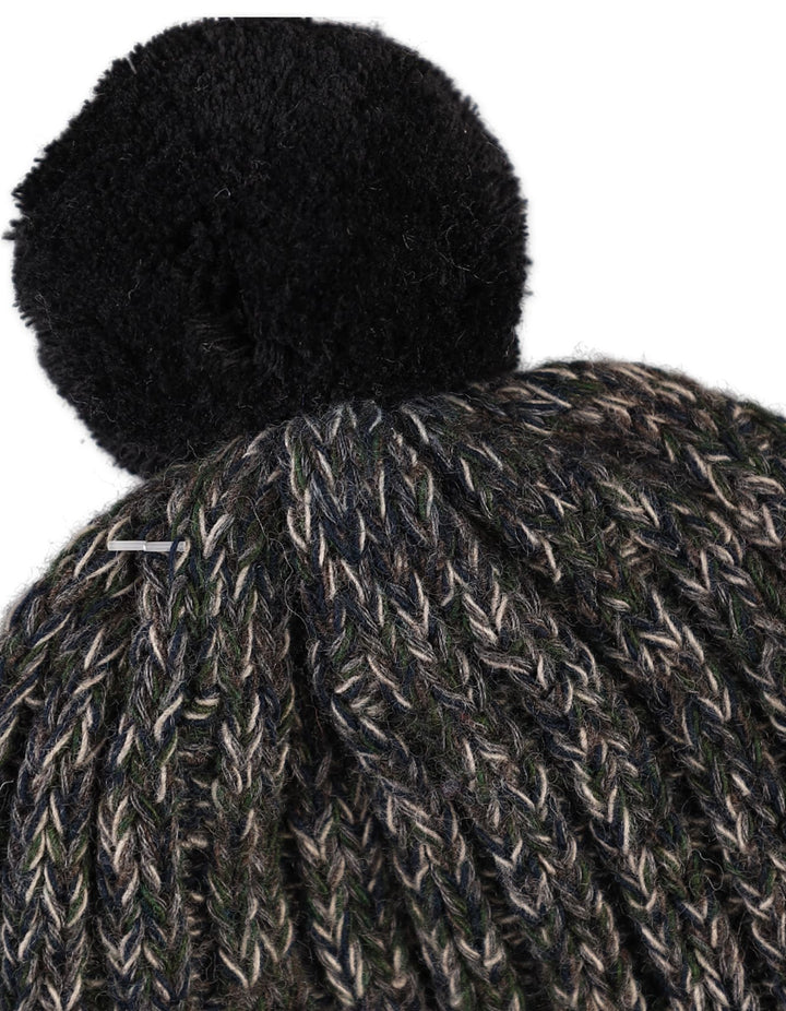 Baby Woolen Pom-Pom Cap Bambies Grey at Zubaidas