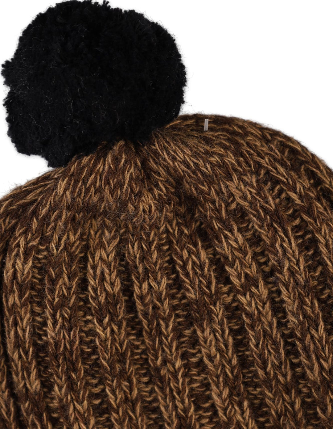 Baby Woolen Pom-Pom Cap Bambies Light Brown at Zubaidas