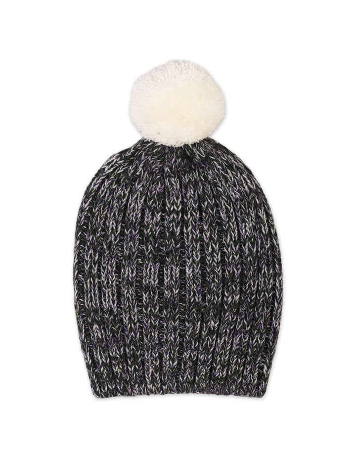 Baby Woolen Pom-Pom Cap Bambies Light Grey at Zubaidas